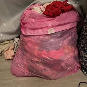 Trashbag of baby girl newborn clothing (summer)